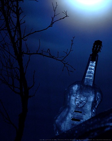 Moonlit Ice Guitar - World's First